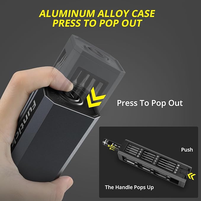 Electric Screwdriver Set,Cordless screwdriver set Small powered Magnetic Storage Bits, 5 Torque Adjustments, LED Display,fantic mini Screwdriver for Electronics Phone Camera PS5 Laptop Watch