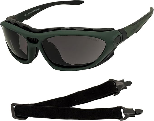 Anti-Fog Safety Motorcycle Riding Sunglasses Foam padded Goggle, Dustproof, Windproof, Hunting, Hiking, Golfing