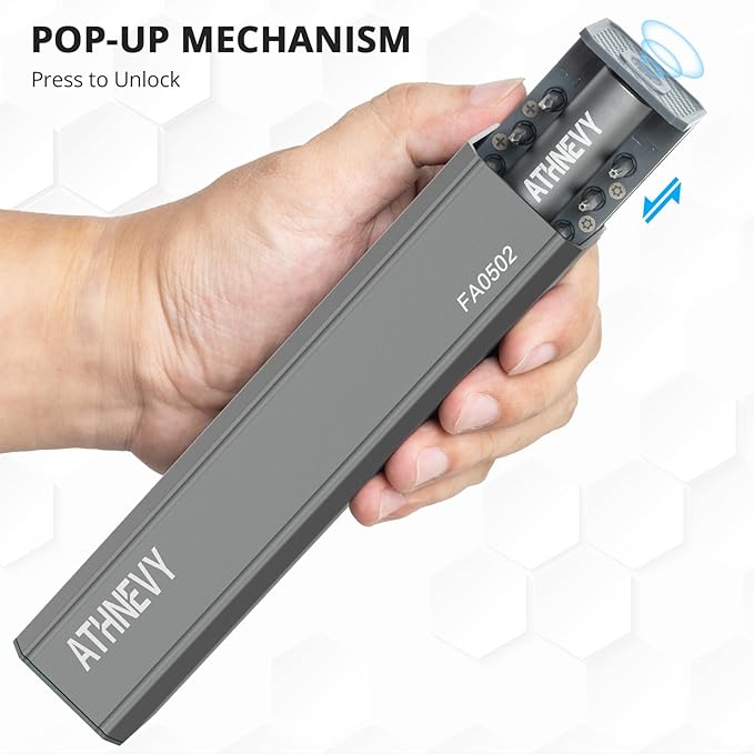 3.7V Mini Precision Electric Screwdriver, Cordless Screwdriver, Max 0.2N.m, 24 Magnetic Bits, USB-C Rechargeable, LED Light, for Phone, Laptop, Camera, DIY Projects, Electronics Repair