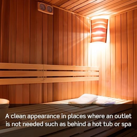 Leviton Blank Face GFCI, 20 Amp, Self Test, LED Indicator Light, Provides GFCI Protection Where an Outlet is not Needed, GFRBF-W, White