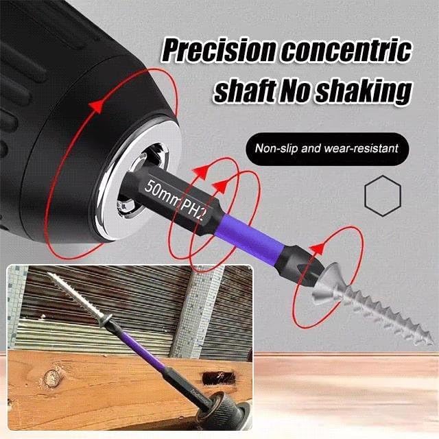 14PCS High Magnetic Screwdriver Drill Bit Set, Anti Slip Magnetic Electric Screwdriver Set for Impact Driver, Upgrade Strong Magnetic Durability Screwdriver Drill Bit Set for Home, Garden, Outdoors