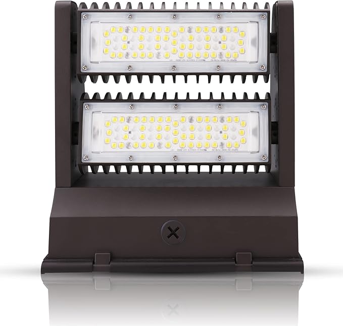 OSTEK LED Wall Pack Light 80W Rotatable Adjustable 5000K 11000LM, Outdoor Dimmable Area Wall Pack led Light Fixture IP65, UL, DLC (watts, 80)