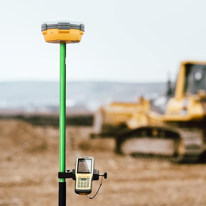 AdirPro 2 m Two-Piece GPS Rover Rod (Green)