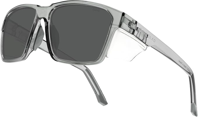 VETRA Z87+ Certified Safety Glasses HD High Contrast UV400 Side Shield Anti-Oil Coating Stylish Eyewear