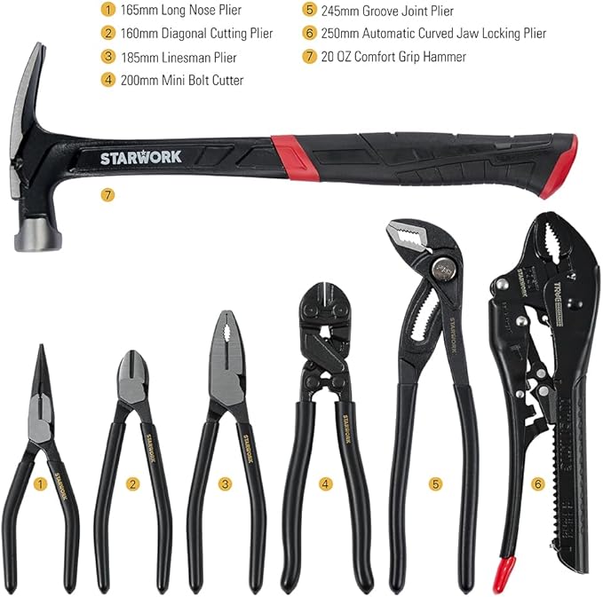 TRUE MECHANIC 306-Piece Mechanics Tool Set and Socket Set, Comprehensive Tool Kit, Automotive Repair Tool Set, Professional