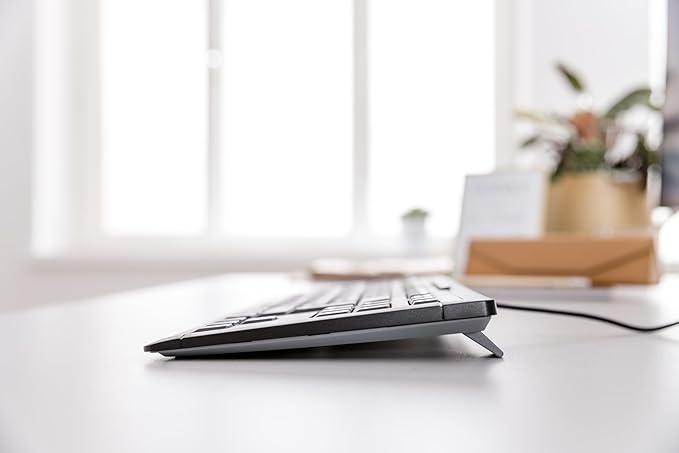 Cherry Stream Keyboard TKL Wired USB Keyboard TenKeyLess Compact Version Without Number Pad. Super Silent Keystroke. Ideal for Office and Industrial Use. White