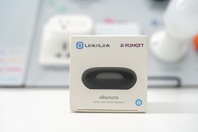 eRemote Hub Smart Wi-Fi IR Universal Remote Control, Infrared Blaster for TV, Aircon, STB, IR2MQTT Home Assistant, Compatible with Alexa, Google Home (eRemote HA)