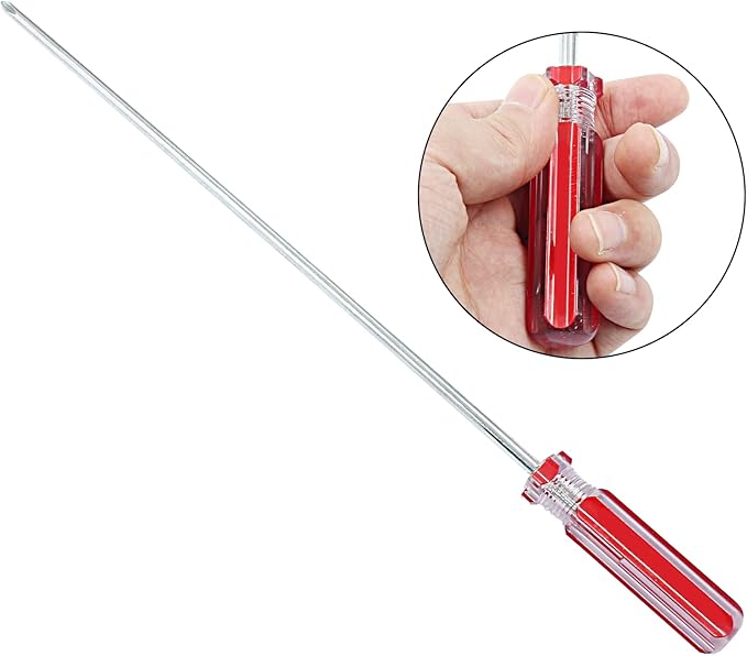 Piutouyar 10 Inch Phillips Screwdriver, Extra Long Shaft Cross Head Screwdriver With Magnetic Tip for Home Improvement
