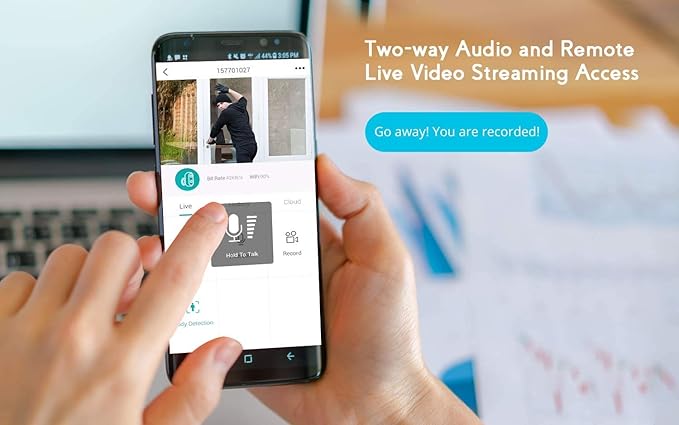 GW Security 8 Channel 4K WiFi Security Camera System, 8ch 4K NVR with 4 x 8MP WiFi Wireless Bullet Two-Way Audio Security Cameras, Spotlight Color Night Vision, Outdoor Indoor Surveillance