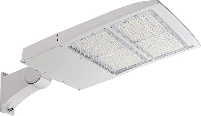 300W LED Parking Lot Light 480V, 42000LM Shoebox Area Light, 1-10V Dimmable, Built-in Surge Protection, 1000W MH/HPS Equivalent, 5000K Daylight, DLC & UL Listed Outdoor Fixture