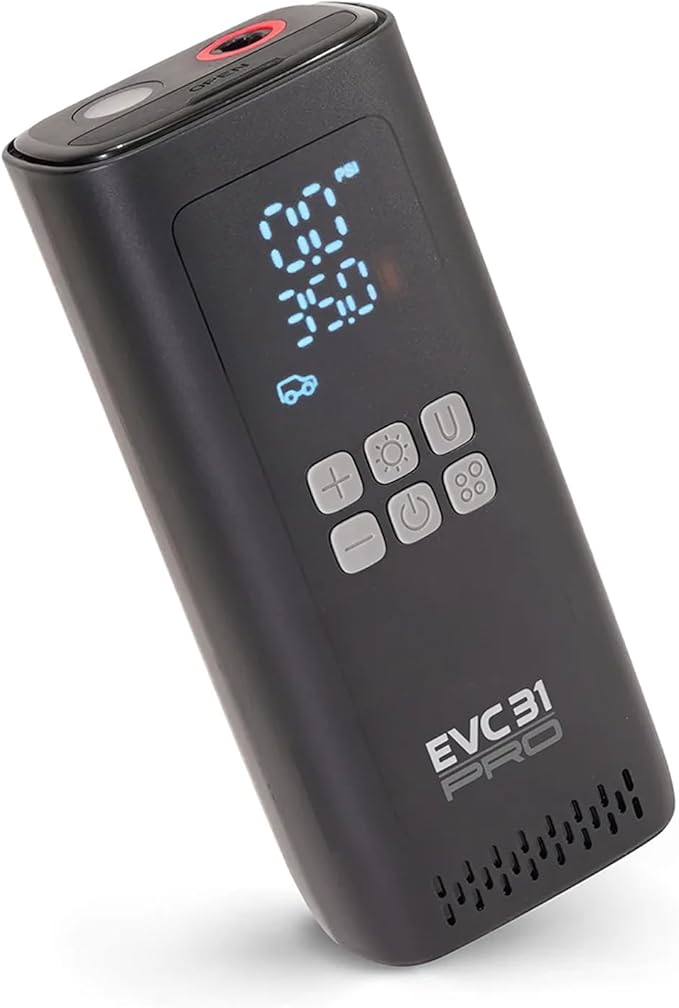 Viair Every Vehicle Carry EVC31 PRO - rechargeable, portable air compressor, dual power source, LED gauge w/preset - Tire Inflator Ideal for LT truck & suv's, cars, motorcycles, & E-bikes