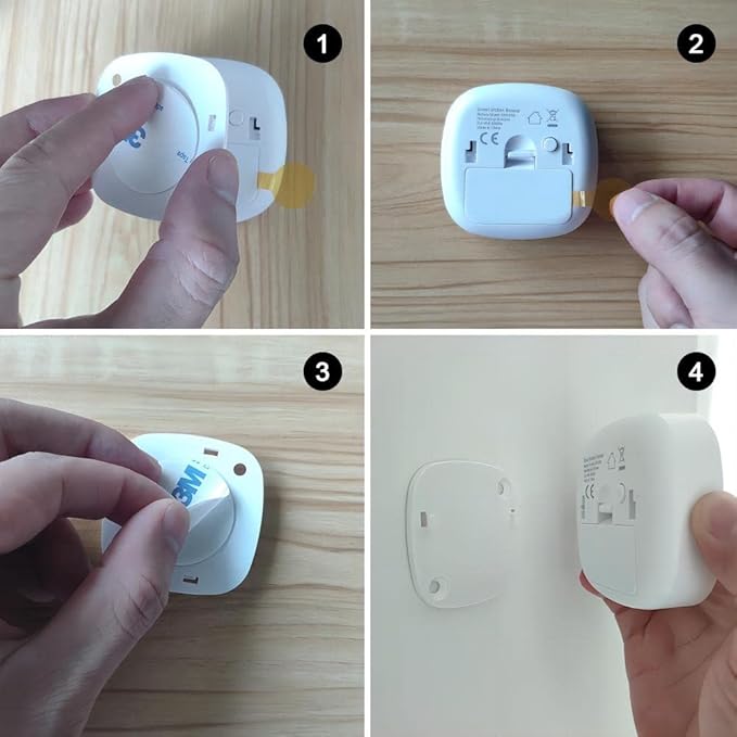 HEIMAN Z-Wave Motion Sensor, Wireless Home Security PIR Motion Detector, Real-Time App Notifications and Large Area Detection, Contact Sensor for Smart Home Automation,Z-Wave hub Required