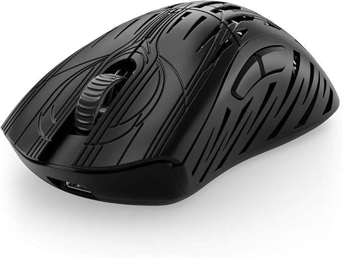 PWNAGE Stormbreaker Wireless Gaming Mouse – 49g Ultralight Magnesium, 8K Polling, Adjustable Sensor, PAW3395, 26K DPI, Ergonomic Shape, PTFE Skates, Pro FPS Mouse for PC – Black