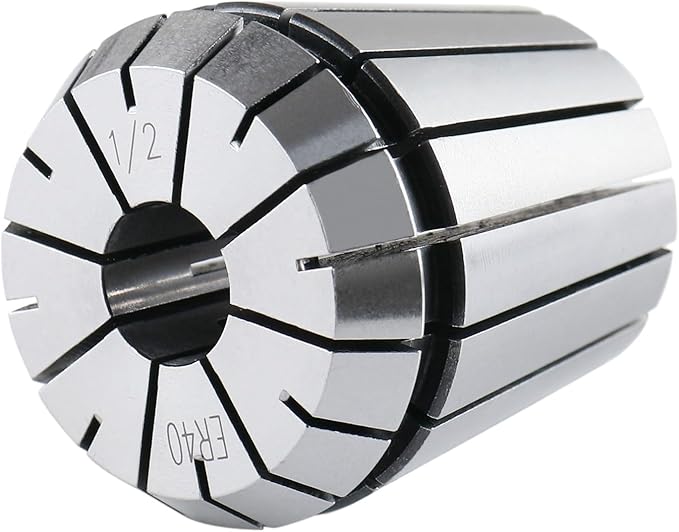 Accusize Industrial Tools MT3 Shank ER40 Chuck with 15Pc Collets Kit, 1/8 inch - 1 inch by 16th, Morse Taper Collet System, 0223-0308