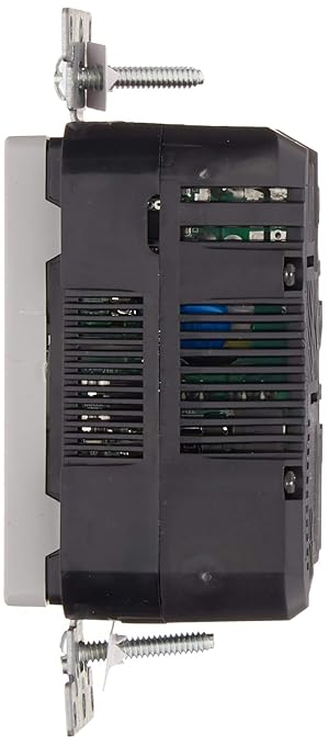 Leviton T5632-G Type-A USB in-Wall Charger with 15A Tamper-Resistant Outlet, USB Charger for Smartphones, Gray