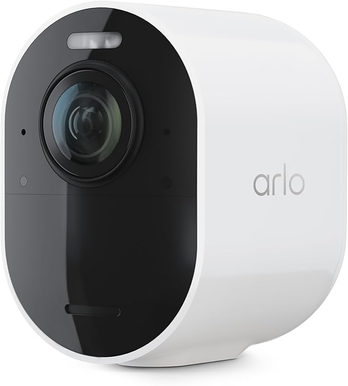 Arlo Ultra 2 Spotlight Camera 4K HDR (Camera only, SmartHub Sold Separately & is Required to Operate | Wireless Home Security Camera | Color Night Vision, Motion Sensor, 180º View, 2-Way Audio, Black