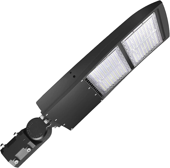 480V 300W LED Parking Lot Lights, 42000LM LED Shoebox Street Light Flood Light (1000W MH/HPS Equiv.), 5000K Dimmable Commercial Area Lighting with 20KV Surge Protection, IP65 277-480V UL&DLC Listed