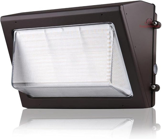 RuggedGrade 120W LED Wall Pack - 17,400 Lumens - Durado IV Series - 5000K Bright White - Semi Cut-Off - No Photocell - Outdoor LED Wall Light - DLC 5.1 Premium