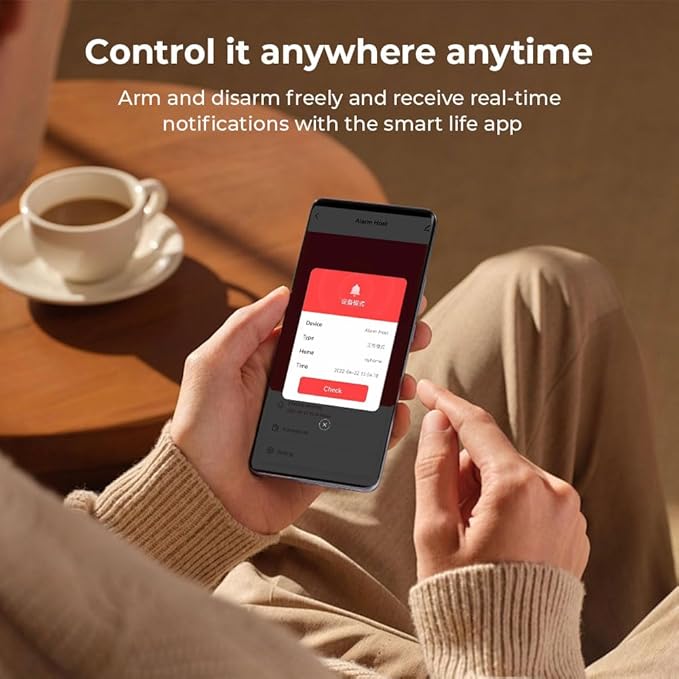 Wireless Home Alarm System 12-Piece Kit, WiFi/4G Alarm System for Home Security with Phone APP Alert (Door Sensors,Alarm Siren, Remote, Motion Detector) for Home, Apartment, Work with Alexa