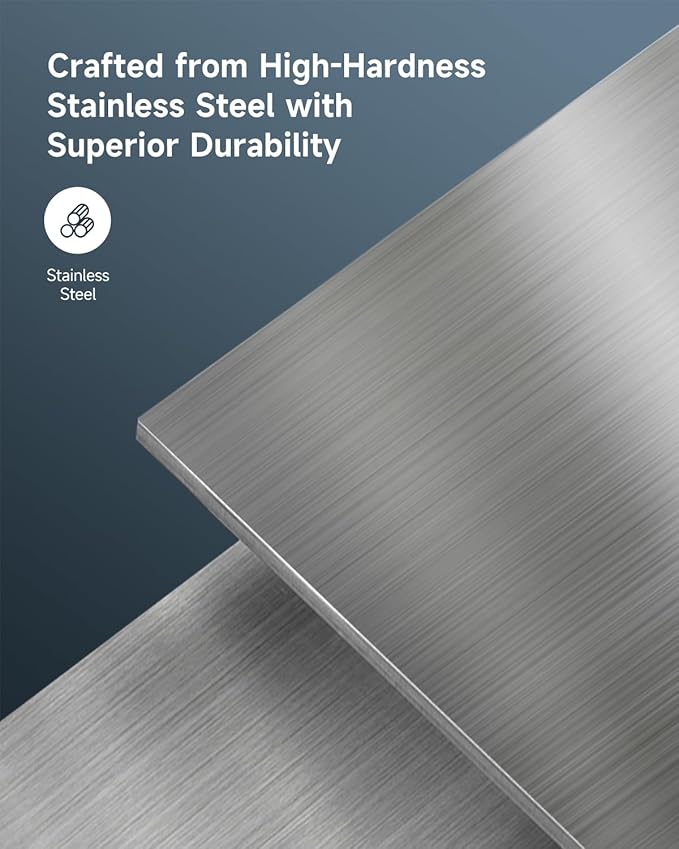 Caulking Tool Kit, Stainless Steel Caulk Remover Tool, 4 in 1 Grout Removal Tool for Bathroom, Kitchen, Floor, Window, Sink Joint, Frames Seal