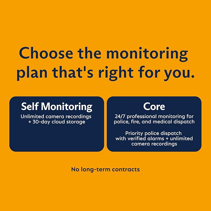 SimpliSafe 5 Piece Wireless Home Security System - Optional 24/7 Professional Monitoring - No Contract - Compatible with Alexa and Google Assistant,White