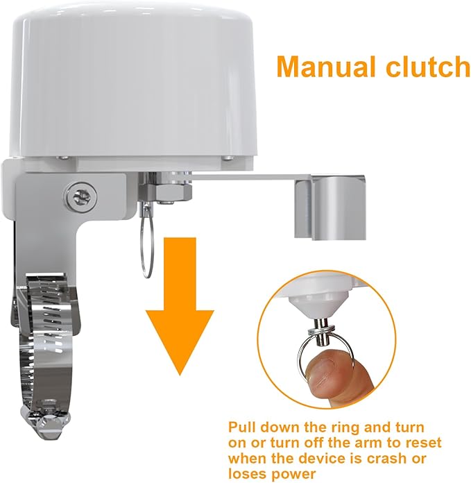 WIFI Smart Water Valve Shut Off Tool Automatic Remote Control On And Off Electric Gas Shutoff Valve Main Compatible With Alexa