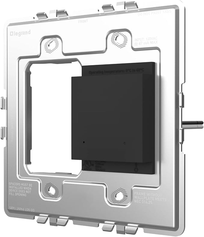 Legrand adorne with Netatmo Smart Home Gateway/Hub Surface Mount in Graphite, WNAH2G1
