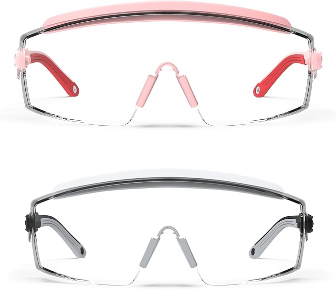 Anti Fog Safety Glasses Safety Goggles Over Glasses Protective Glasses with Anti Scratch Lenses Adjustable