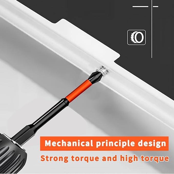 Anti Slip bits Magnetic Screwdriver bit Set S2 Alloy Steel Impact Resistance Bits-12Pcs, and 1/4 Inch Hex Shank Driver Bit bit holder-1Pcs