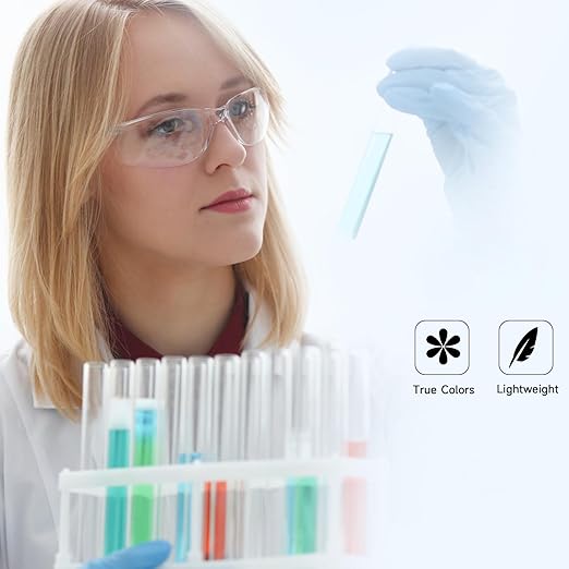 30 Pack Clear Safety Glasses with ANSI Z87.1 Scratch Resistant Eyewear for Women Man Lab Goggles Eye Protection