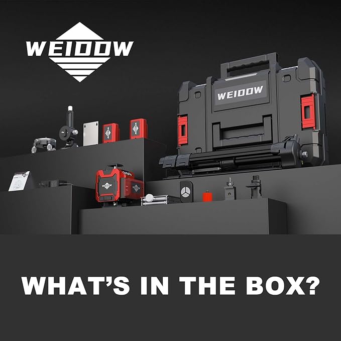 16 Lines Self-Leveling Laser Level with Tripod, 4x360°4D Green Cross Line Vertical & Horizontal Laser for Construction,Home Renovation,Remote Controller&Durable Case