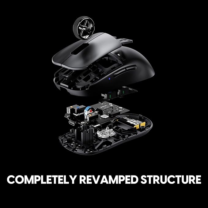 Pulsar Gaming Gears X2 v3 Wireless Gaming Mouse, Ultra Lightweight, Optical Switch, 32000 DPI, 750 IPS, XS-1 Sensor, 8k Compatible (Mini, White)