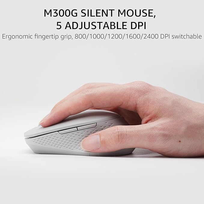 Rapoo 9360M Wireless Keyboard and Mouse Combo, Blade-Series E9310M 99-Key Ultra-Thin Keyboard and M300G Silent Mouse, Support 4 Devices, Quiet, Compact, Battery Powered, for Windows/Mac/Linux/Chrome