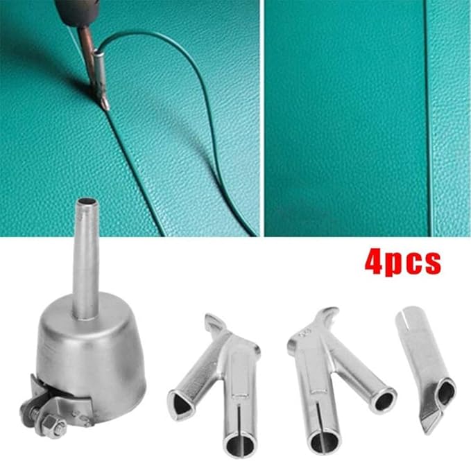 Beyondlife 1600W Hot Air Plastic Welder Welding Gun Plastic Welder Roofing Flooring Kit with Various Welding Nozzles, Vinyl Flooring Skiving Kit, Groover in 17" Carry Case