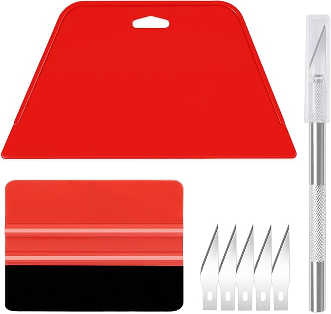 WRAPXERPT Wallpaper Tools Wallpaper Smoothing Tool Kit with Felt Squeegee for Vinyl Backsplash Tile,Bathroom,Window Film Application