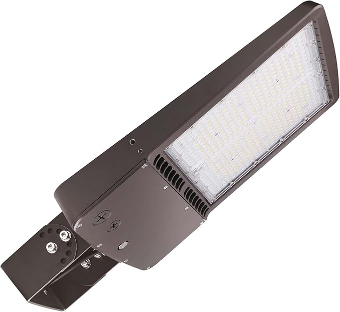300W LED Parking Lot Light, 42000LM(140lm/w) LED Shoebox Area Light(1000W HID/HPS Equivalent), 5700K Dimmable Outdoor Commercial Street Lighting -10KV Surge Protection IP65 100-277V UL DLC Listed