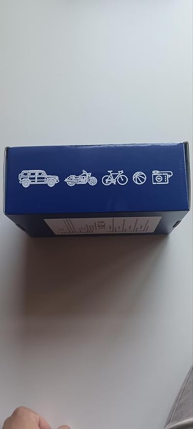 Tire Inflator Portable Air Compressor: Cordless Air Pump for Car Tires 150PSI - Tire Pump with Pressure Gauge for Car Bike Motorcycle Balls (Grey Blue)