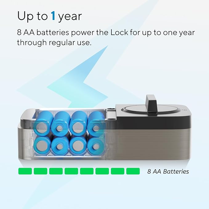 ULTRALOQ Bolt NFC WiFi Smart Lock with Door Sensor, Built in WiFi Deadbolt, Keypad Keyless Entry Door Lock, App Remote Control, Auto Unlock, IP65 Waterproof, 12 Months Battery