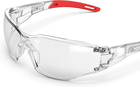 Safety Glasses Anti-Fog Goggles Clear Lens,Adjustable Frames Blue Light Blocking Eye Protection For Men Women