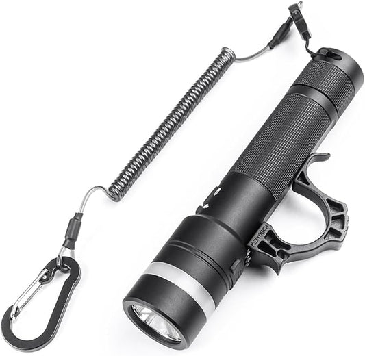 NEXTORCH C61 Rechargeable Flashlight, 3500 Lumen High Power LED Work Light with Wire Lanyard Ring Set, IP67 Magnetic Base Working Bidirectional Flashlight for Car Repair Camping Home Emergency Use