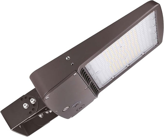 150W LED Parking Lot Light, 21000LM(140lm/w) LED Shoebox Area Light(600W HID/HPS Equivalent), 5700K Dimmable Outdoor Commercial Street Lighting -10KV Surge Protection IP65 100-277V UL DLC Listed