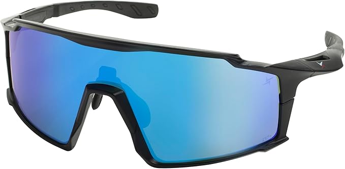 X Power ANSI Z87+ Safety Shield Sunglasses Impact Resistant Polycarbonate Lens & Frame (Made In Taiwan)