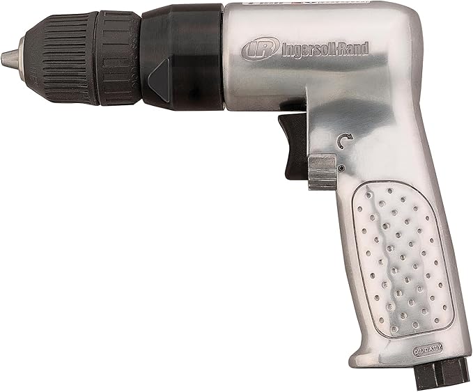 Ingersoll Rand Ingersoll-Rand 7802RAKC Heavy Duty 3/8-Inch Reversible Pneumatic Drill With Keyless Chuck
