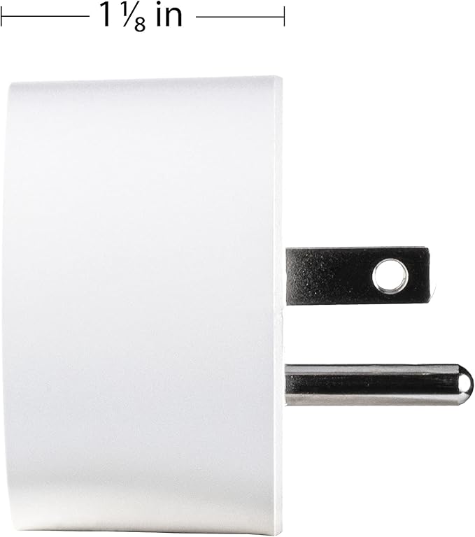 JONATHAN Y PLG1000B Smart Plug, WiFi Remote App Control, Alexa, Google Home Assistant Compatible, No Hub Required Black