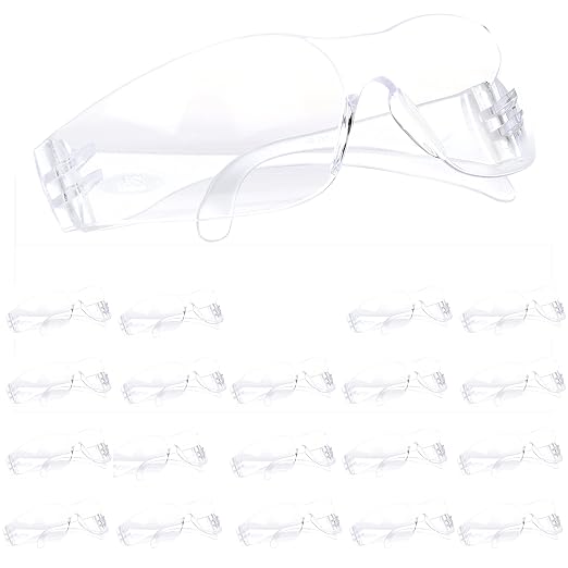 3M Safety Glasses, Virtua 11228, Pack of 100, ANSI Z87, Unisex, Clear Lens, Clear Frame, Economical Eyewear Option, Lightweight, UVA, UVB, UVC