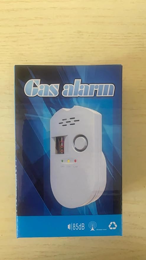 Natural Gas Detector, Plug-in Gas Leak Detector for Home, Propane Leak Alarm for RV and Kitchen, with LED Digital Display