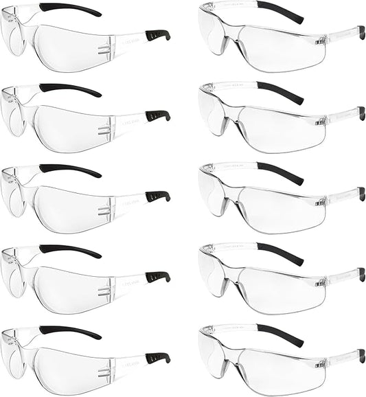 Safety Glasses ANSI Z87.1 Scratch Resistant Lab Goggles for Women Man