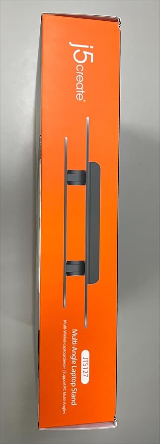 j5create Multi-Angle Aluminum Laptop Stand, Ergonomic Notebook Riser, Suitable for MacBook, Dell, HP, Lenovo, Fits Most laptops up to 16" (JTS127)