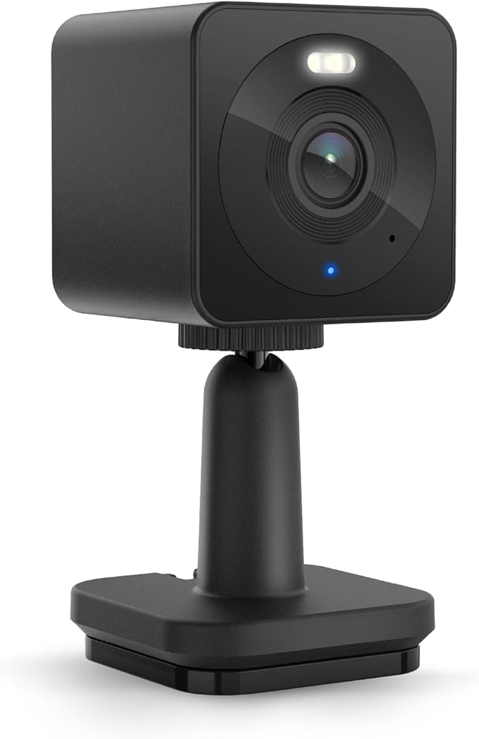 WYZE Cam OG Indoor/Outdoor 1080p Wi-Fi Smart Home Security Camera with Color Night Vision, Built-in Spotlight, Motion Detection, 2-Way Audio, Compatible with Alexa & Google, Black, Free Expert Setup