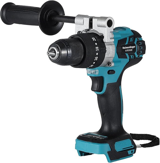 1300 In-lb(150N.m) Brushless Cordless Impact Drill for Makita 18V Battery, 1/2'' Hammer Drill,2 Speed Electric Impact Driver with 21-Torque Setting